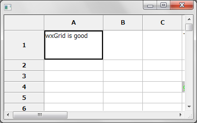 に データ を 設定 self show if __name__ __main__ app wx app 0 frame gridframe ...